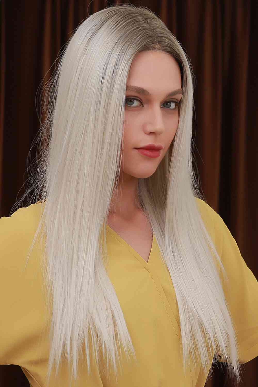 13*2" Lace Front Wigs Synthetic Long Straight 26" Heat Safe 150% Density - AllIn Computer