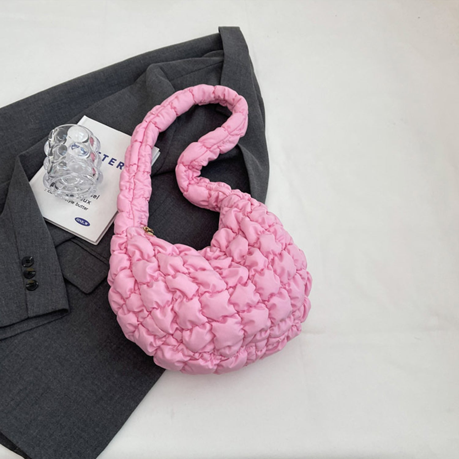 Quilted Shoulder Bag - AllIn Computer