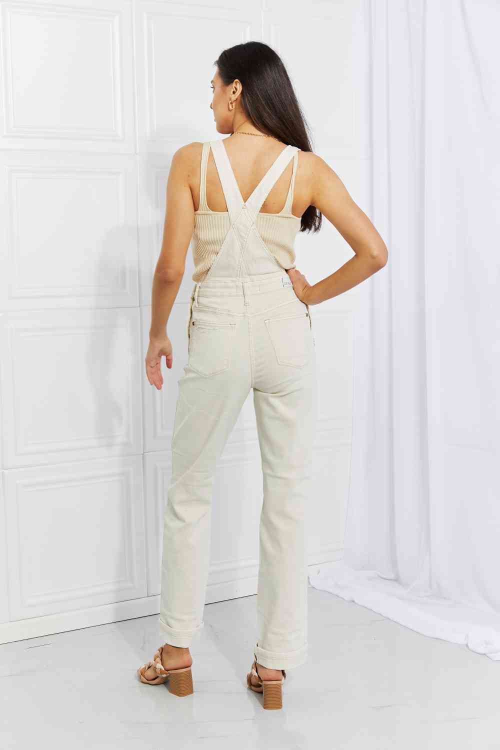 Judy Blue Full Size Taylor High Waist Overalls - AllIn Computer