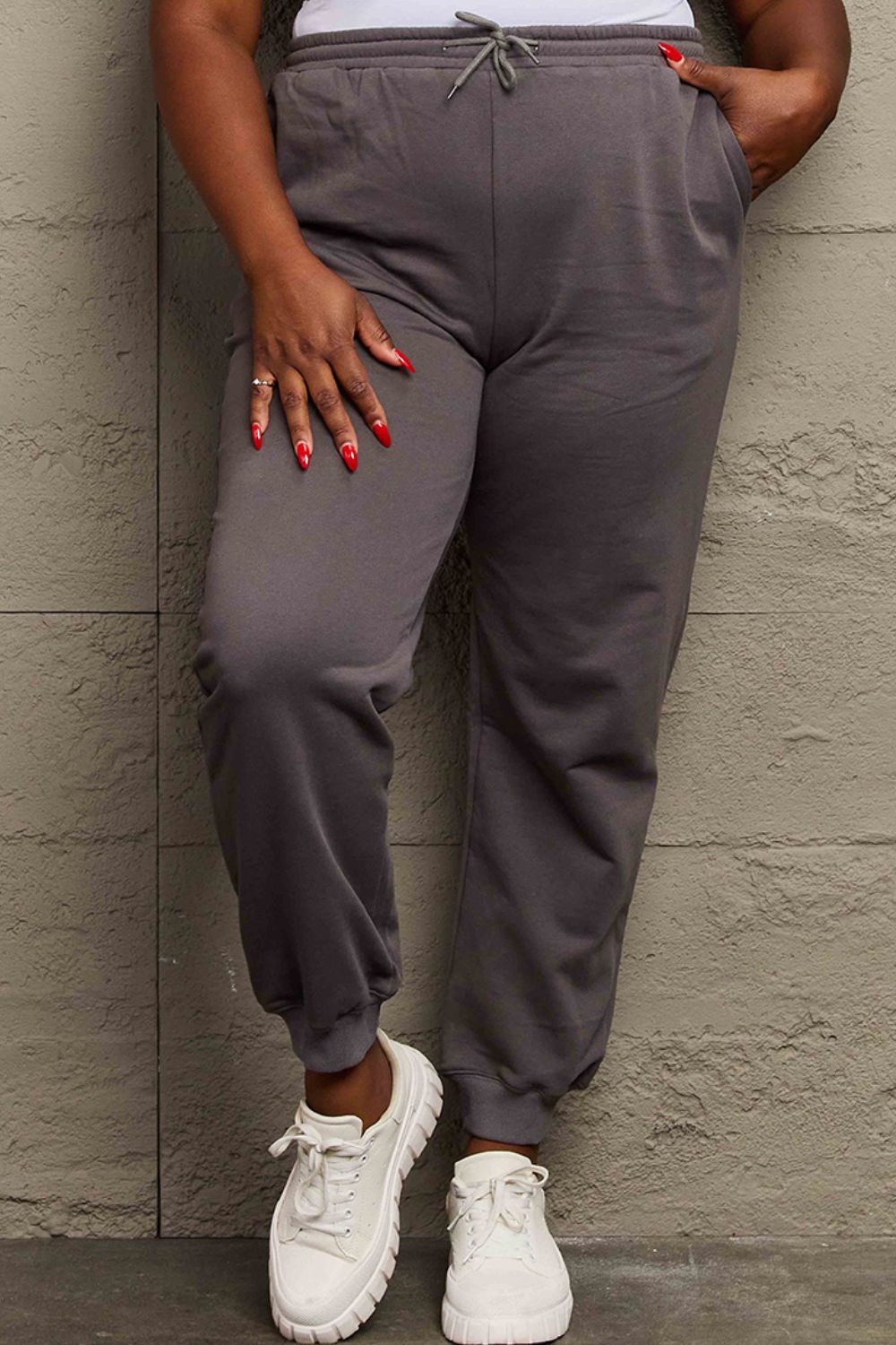 Simply Love Full Size Drawstring Sweatpants - AllIn Computer