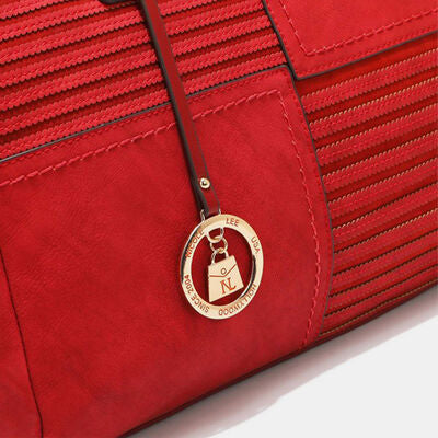 Nicole Lee USA Scallop Stitched Boston Bag - AllIn Computer