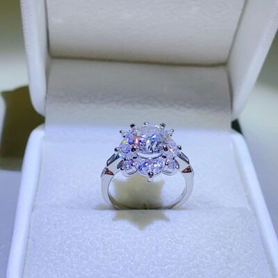2 Carat Moissanite 925 Sterling Silver Ring - AllIn Computer