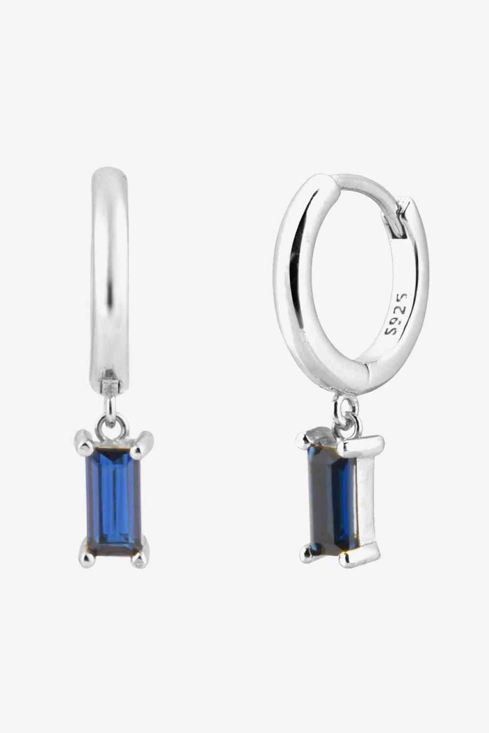 Zircon Huggie Drop Earrings - AllIn Computer