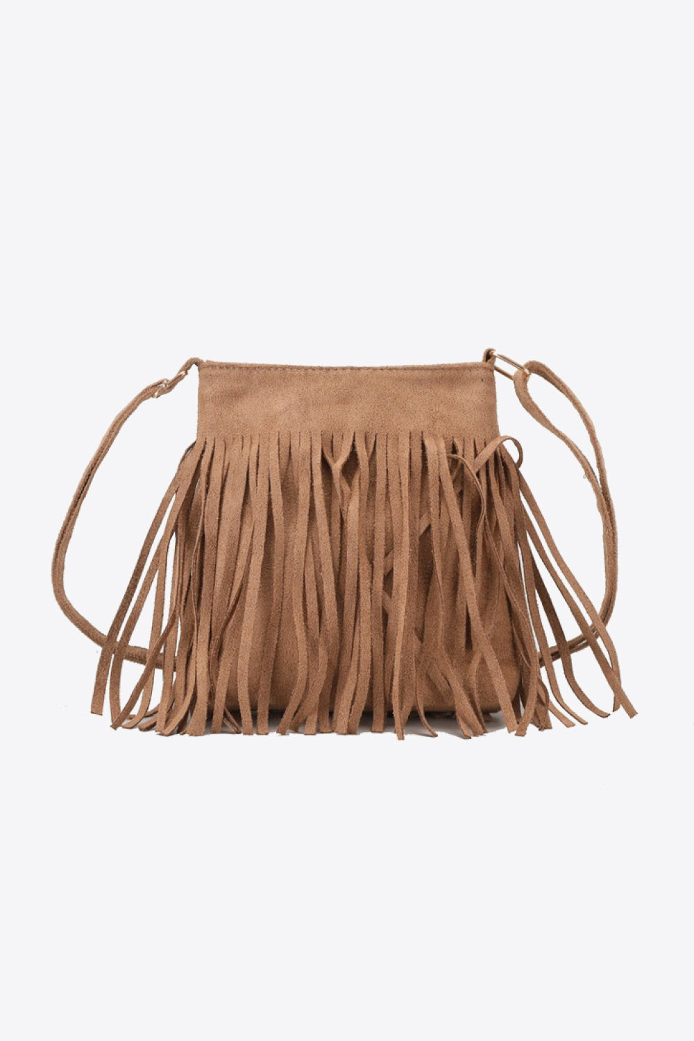 Adored PU Leather Crossbody Bag with Fringe - AllIn Computer