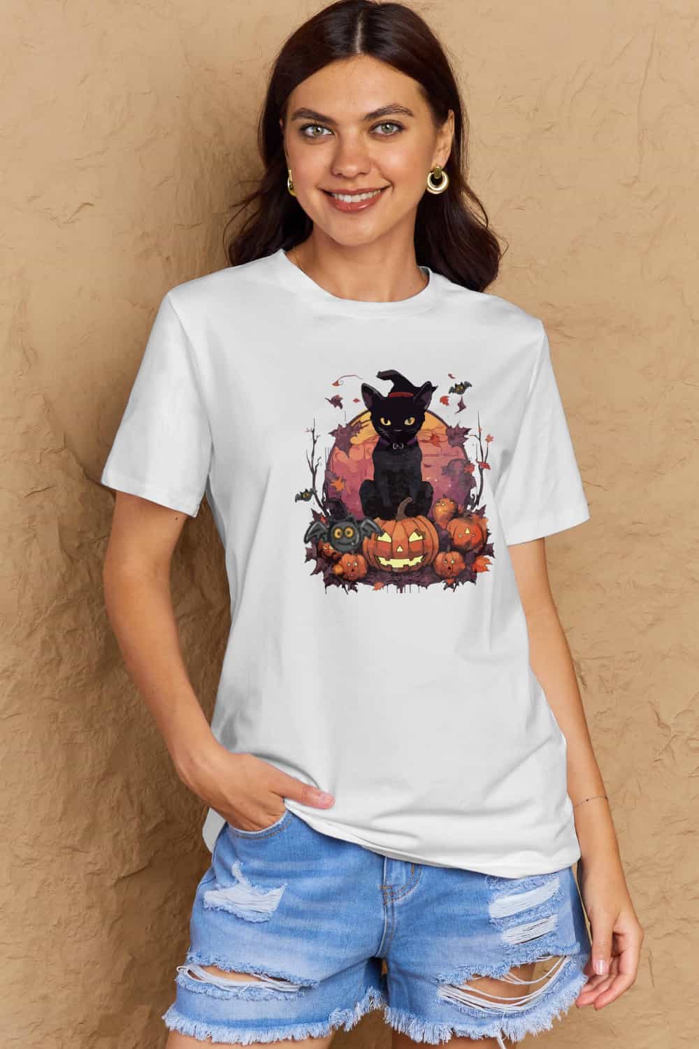 Simply Love Full Size Halloween Theme Graphic T-Shirt - AllIn Computer