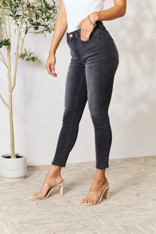 BAYEAS Cropped Skinny Jeans - AllIn Computer