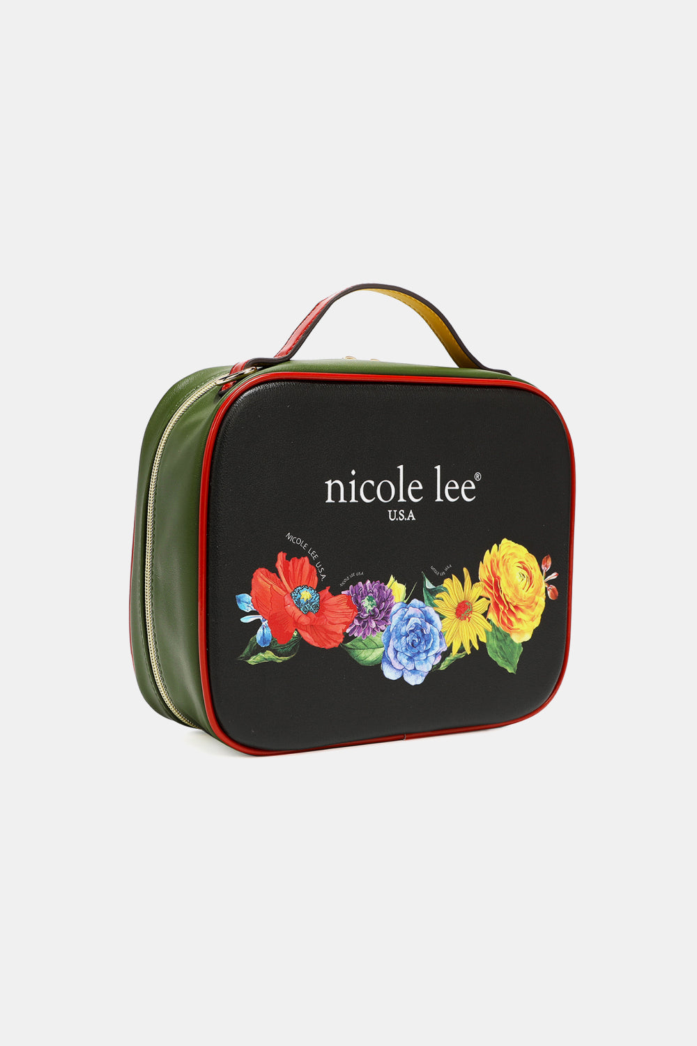 Nicole Lee USA Printed Handbag with Three Pouches - AllIn Computer