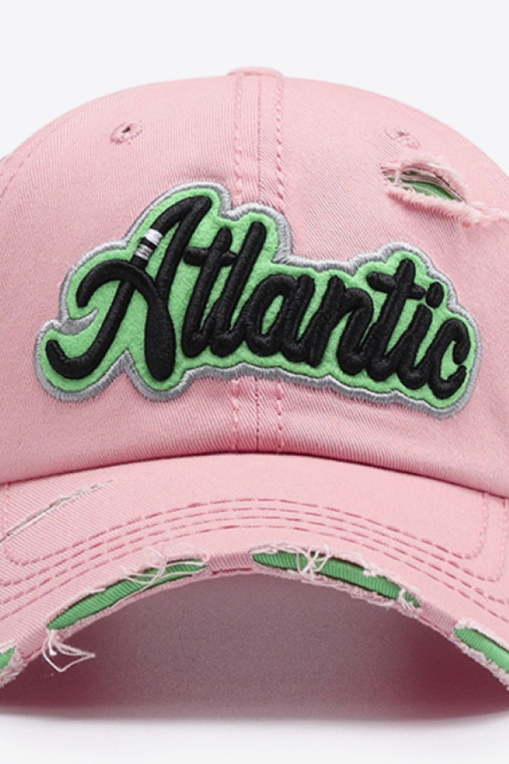 ATLANTIC Graphic Distressed Baseball Cap - AllIn Computer