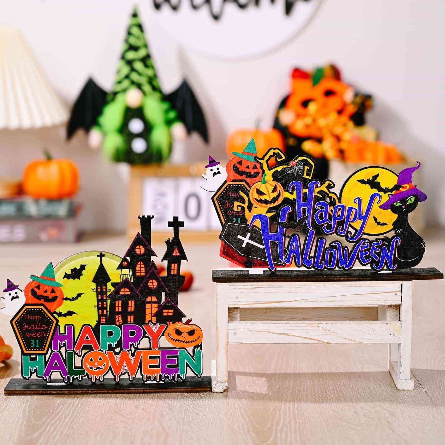Assorted 2-Piece Halloween Element Ornaments - AllIn Computer