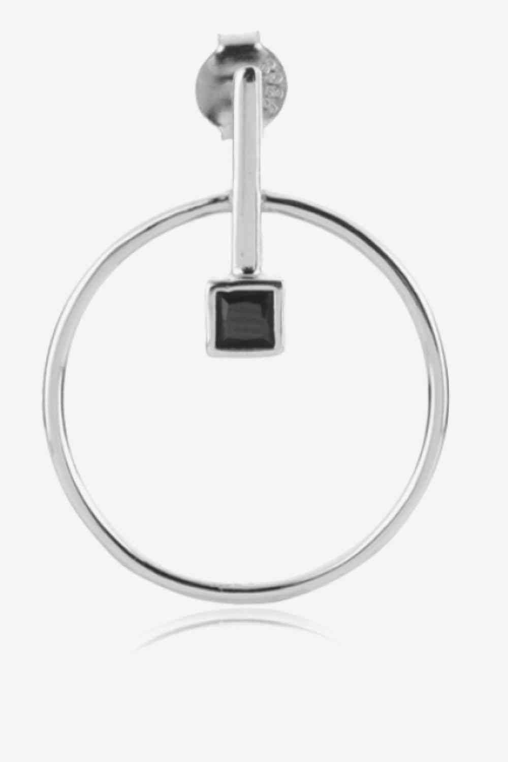 Zircon Decor 925 Sterling Silver Earrings - AllIn Computer
