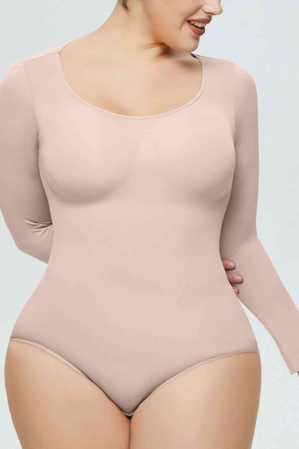 Long Sleeve Shaping Bodysuit - AllIn Computer