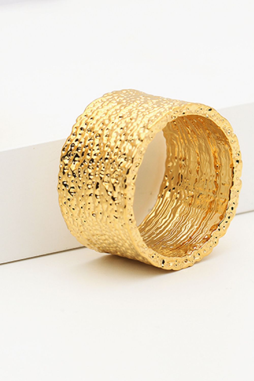 Textured Thick Band Ring - AllIn Computer
