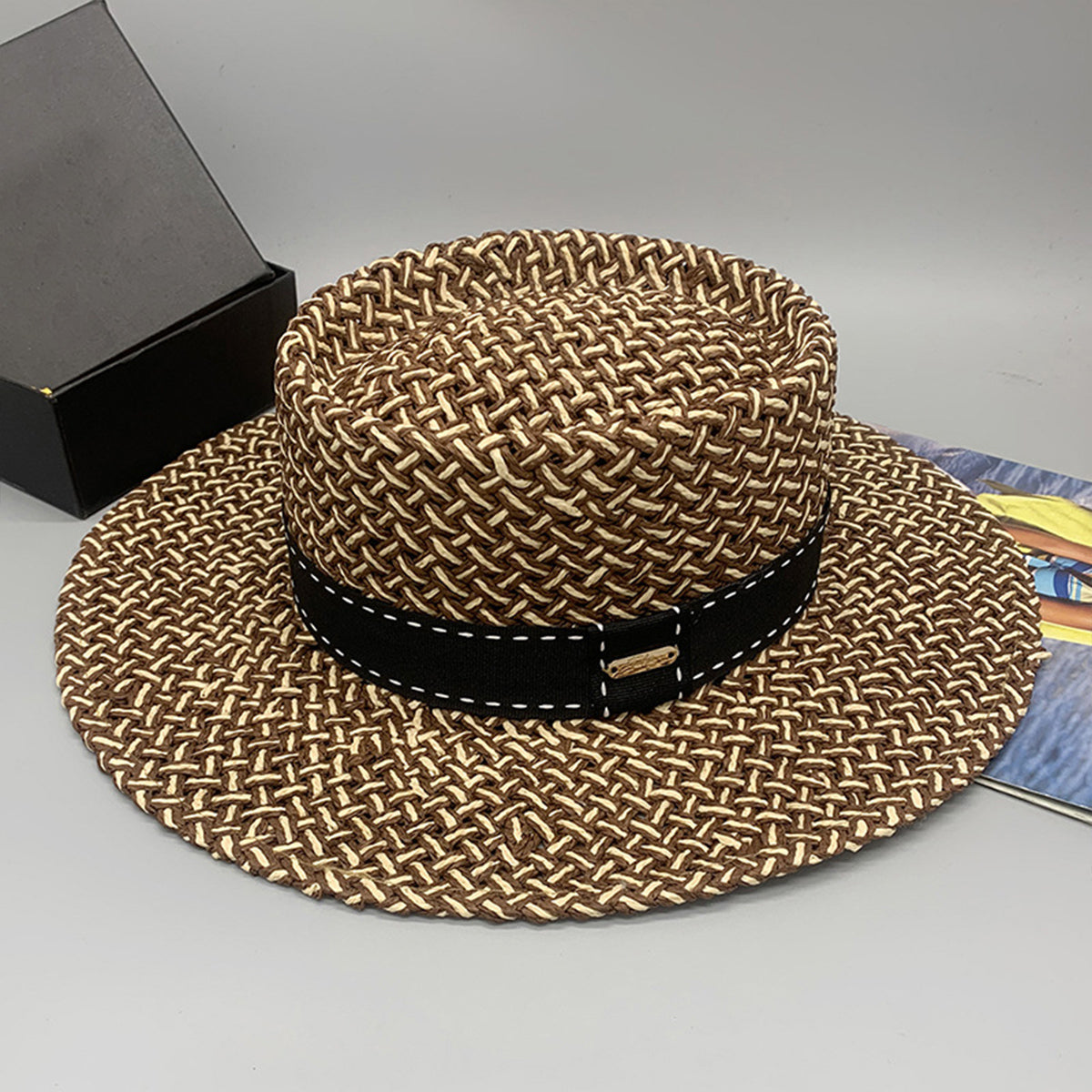 Adjustable Paper Braided Hat - AllIn Computer