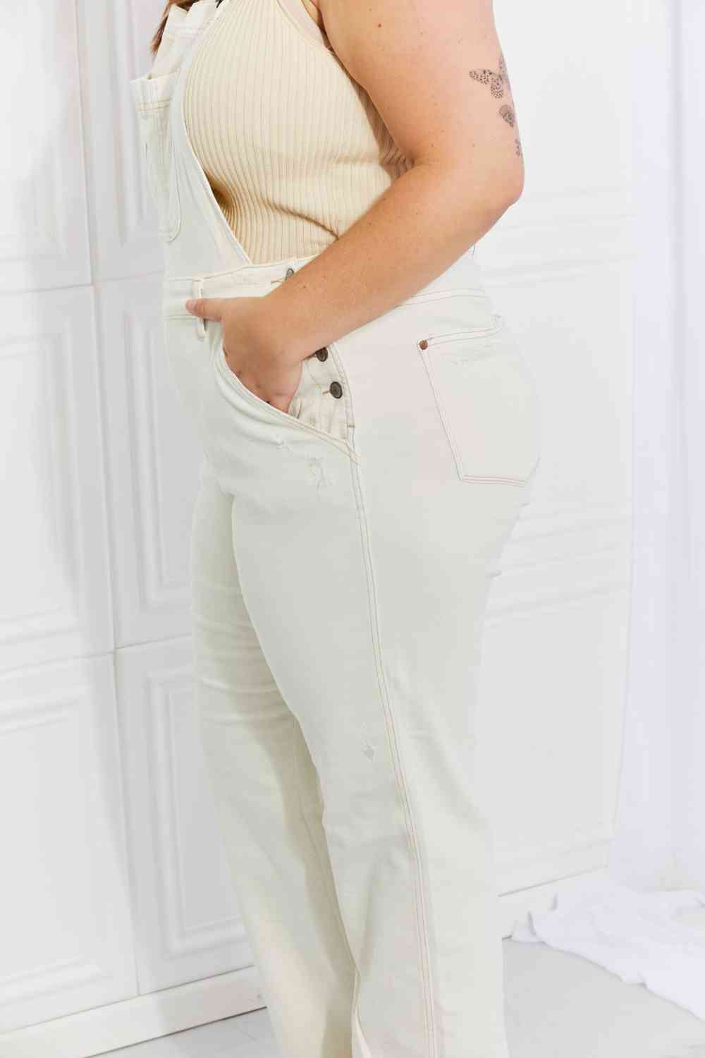 Judy Blue Full Size Taylor High Waist Overalls - AllIn Computer