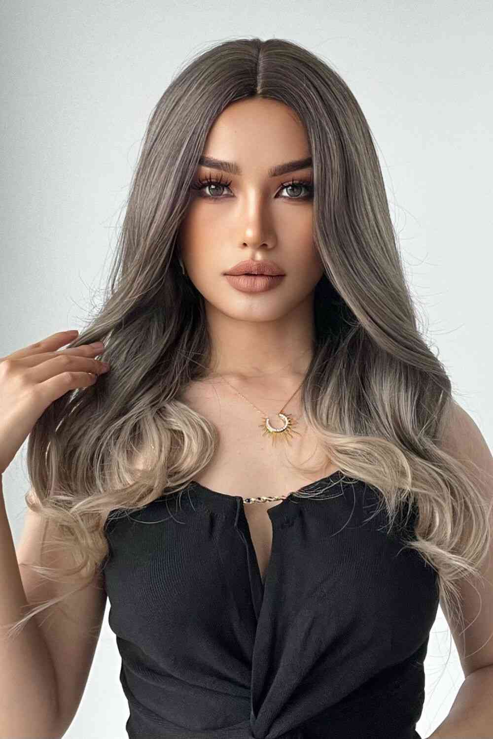 13*1" Full-Machine Wigs Synthetic Long Straight 24" - AllIn Computer