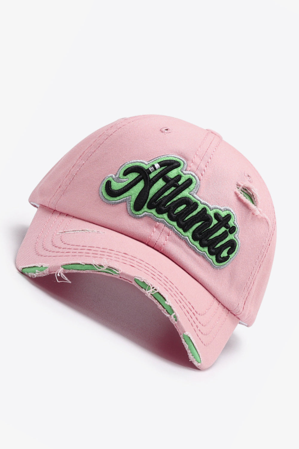 ATLANTIC Graphic Distressed Baseball Cap - AllIn Computer