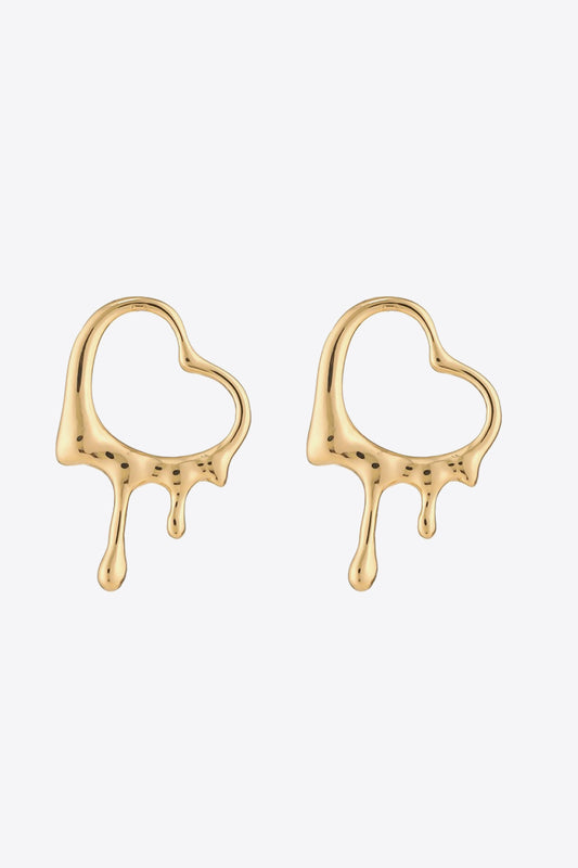 Heart Zinc Alloy Earrings - AllIn Computer