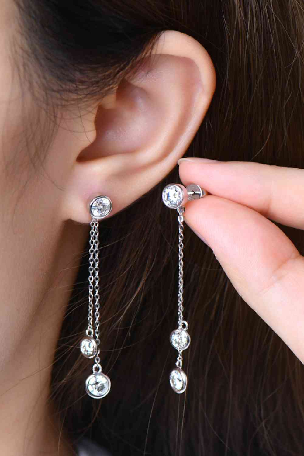 2.6 Carat Moissanite 925 Sterling Silver Earrings - AllIn Computer
