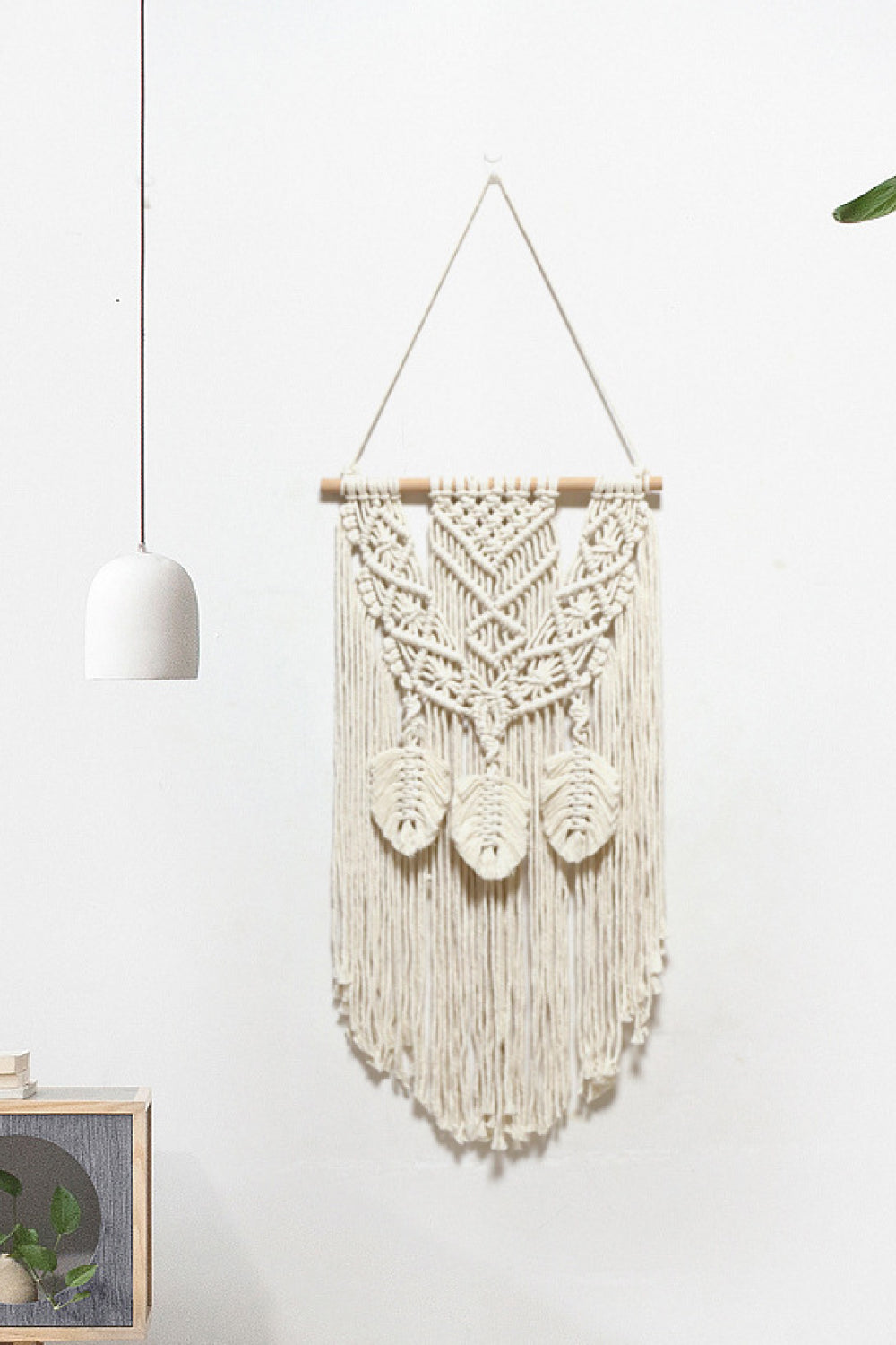 Fully Handmade Fringe Macrame Hanging Wall Piece - AllIn Computer
