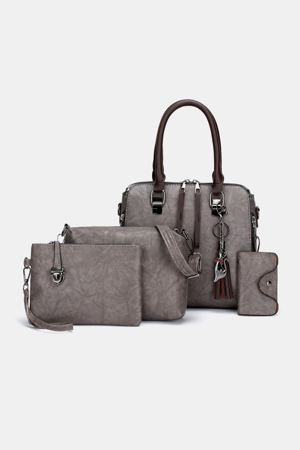 4-Piece PU Leather Bag Set - AllIn Computer