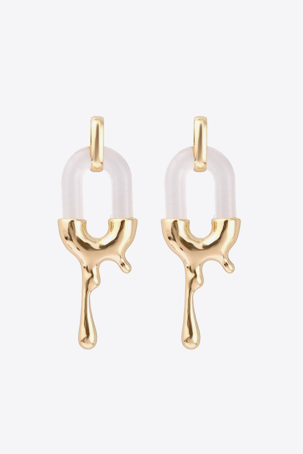 Contrast Zinc Alloy Earrings - AllIn Computer