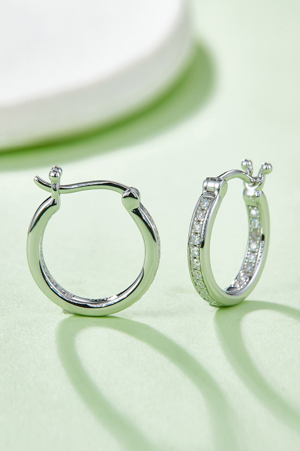 Adored Moissanite 925 Sterling Silver Earrings - AllIn Computer