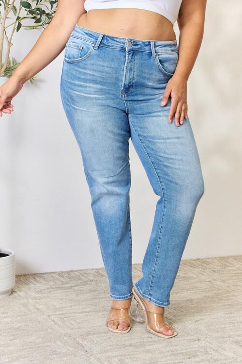RISEN Full Size Mid Rise Skinny Jeans - AllIn Computer