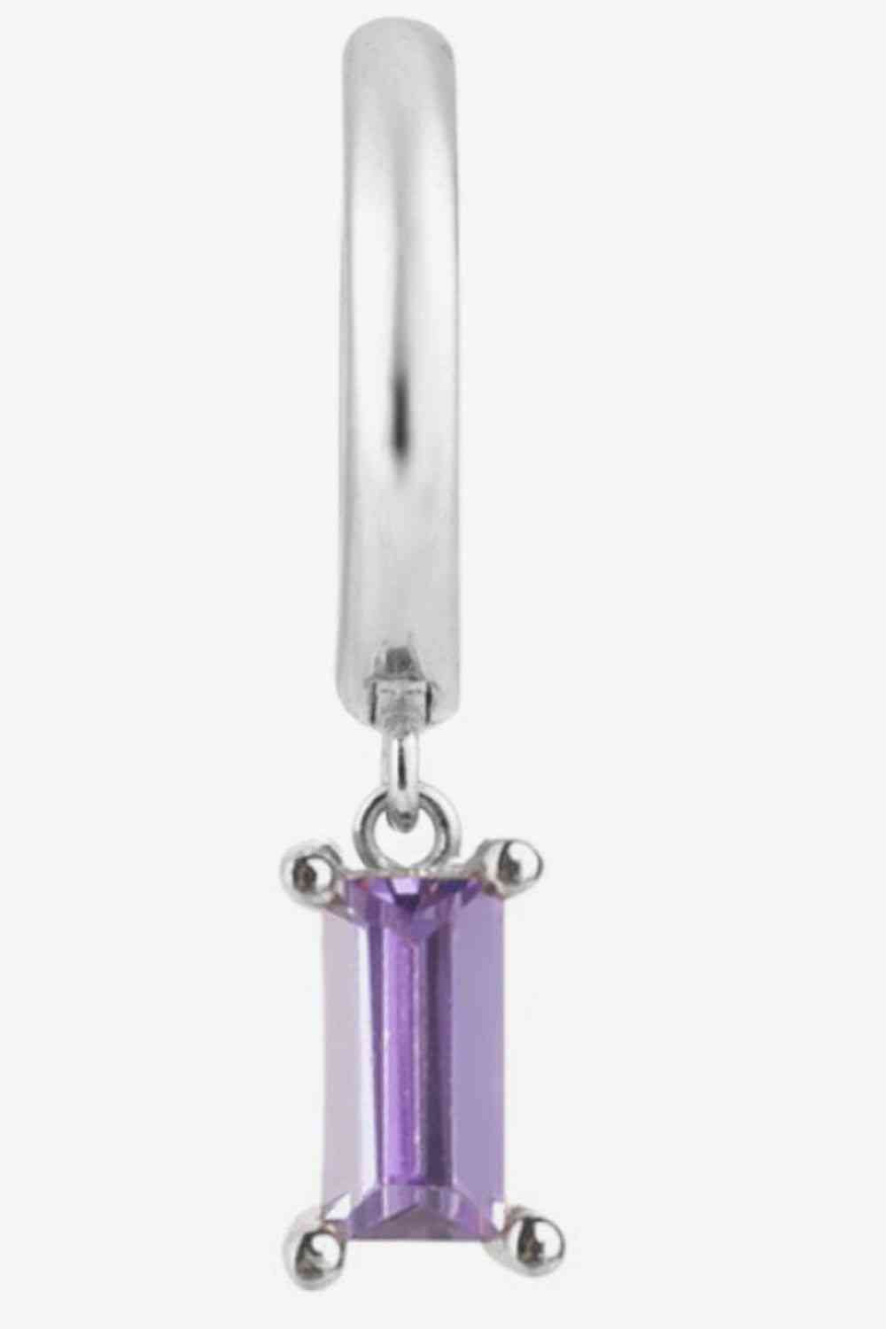 Zircon Huggie Drop Earrings - AllIn Computer