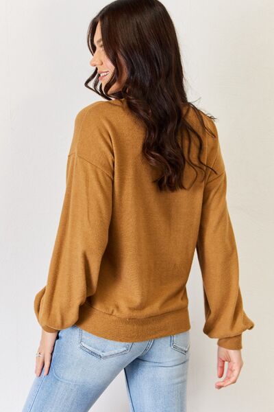 HYFVE Round Neck Long Sleeve Top - AllIn Computer