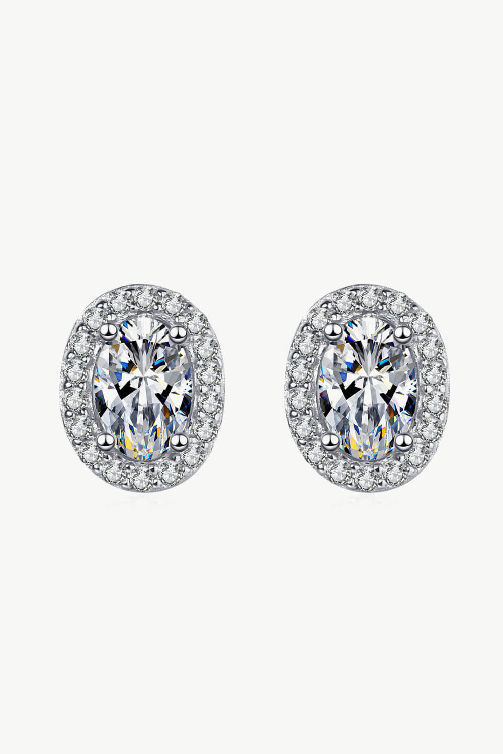 Future Style Moissanite Stud Earrings - AllIn Computer