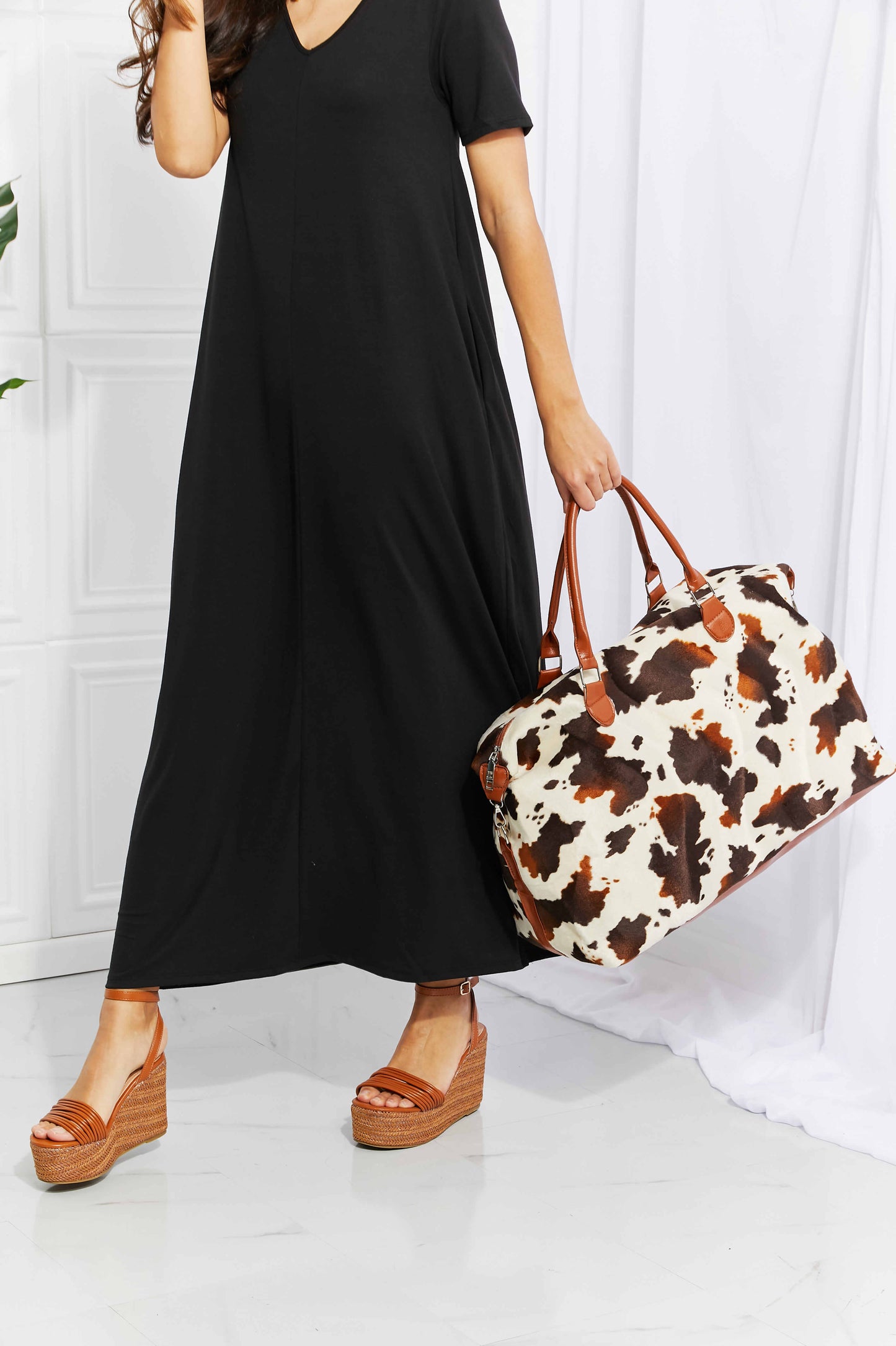 Animal Print Plush Weekender Bag - AllIn Computer