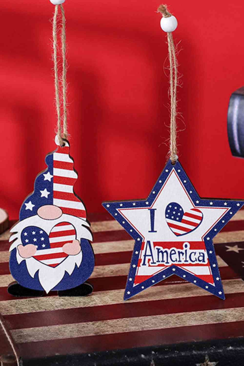 7-Pieces Independence Day Hanging Ornaments - AllIn Computer