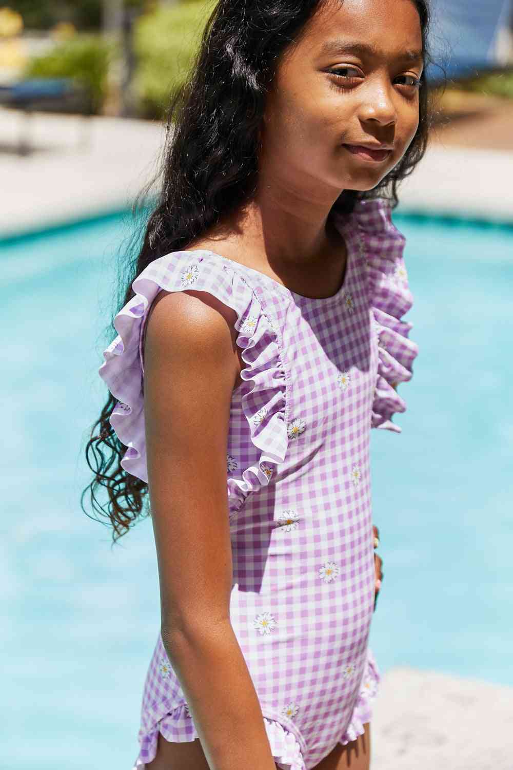 Marina West Swim Float On Ruffled One-Piece in Carnation Pink - AllIn Computer