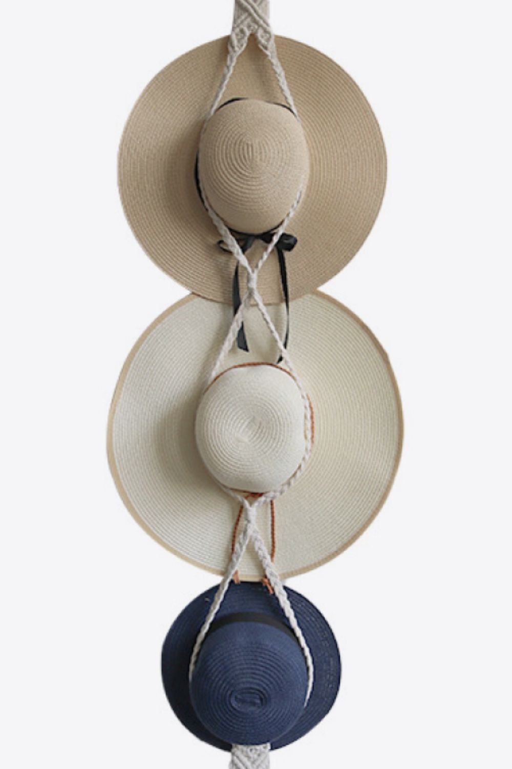 Macrame Triple Hat Hanger - AllIn Computer