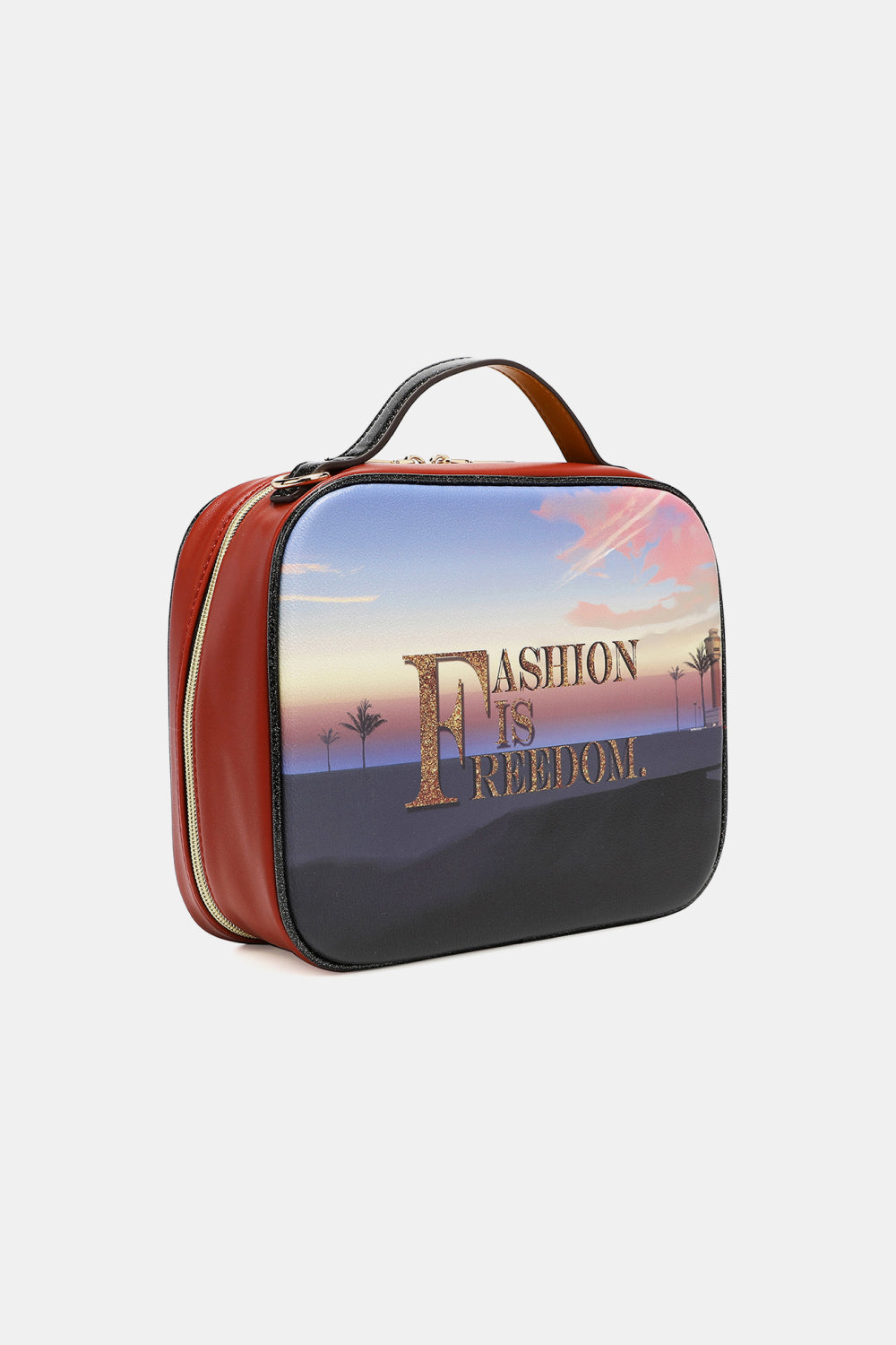 Nicole Lee USA Printed Handbag with Three Pouches - AllIn Computer
