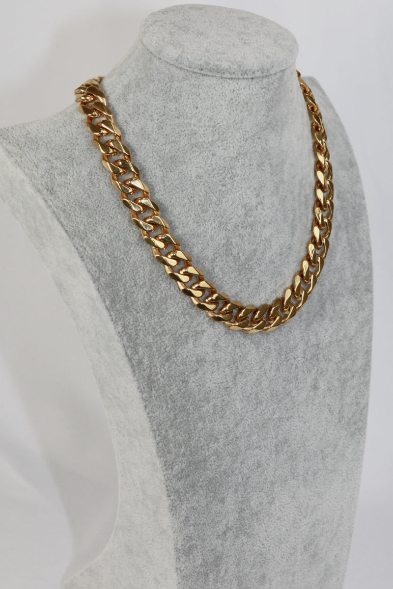 Thick Curb Chain Stainless Steel Necklace - AllIn Computer