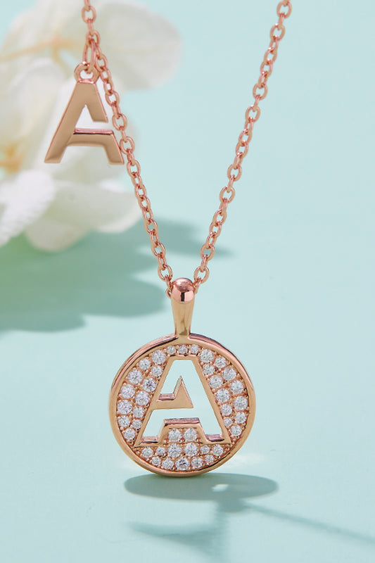 Moissanite A to J Pendant Necklace - AllIn Computer