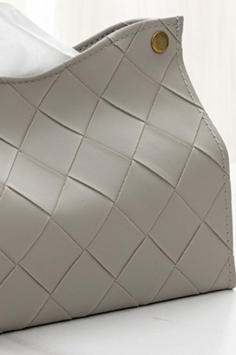 2-Pack Woven PU Tissue Box Covers - AllIn Computer