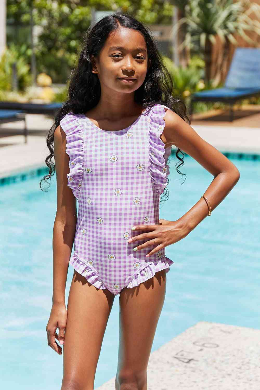 Marina West Swim Float On Ruffled One-Piece in Carnation Pink - AllIn Computer