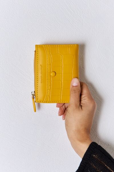 David Jones Texture PU Leather Mini Wallet - AllIn Computer