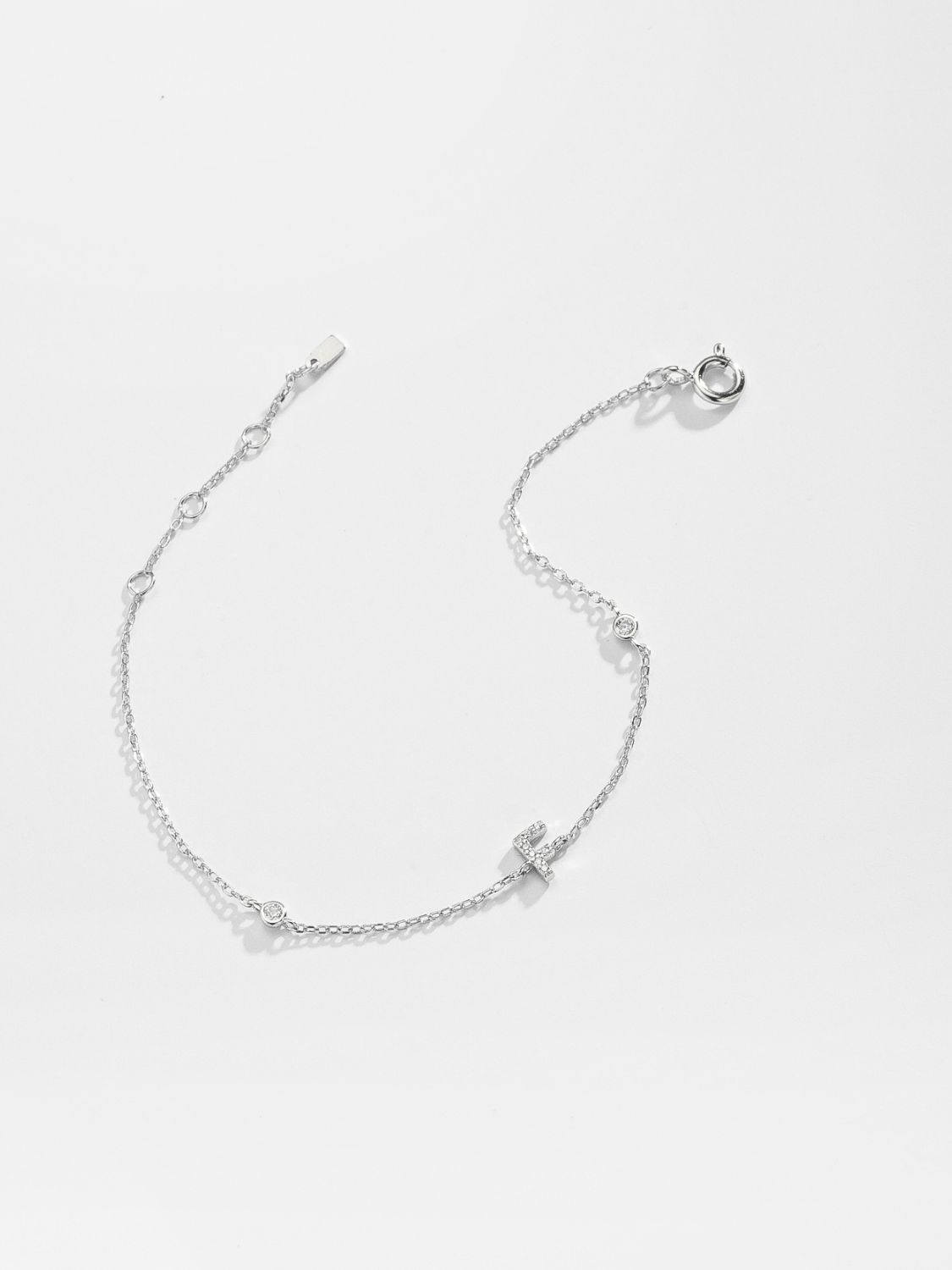 A To F Zircon 925 Sterling Silver Bracelet - AllIn Computer