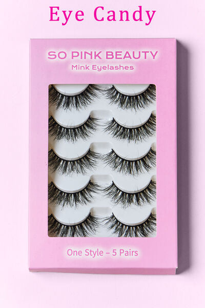 SO PINK BEAUTY Mink Eyelashes 5 Pairs - AllIn Computer