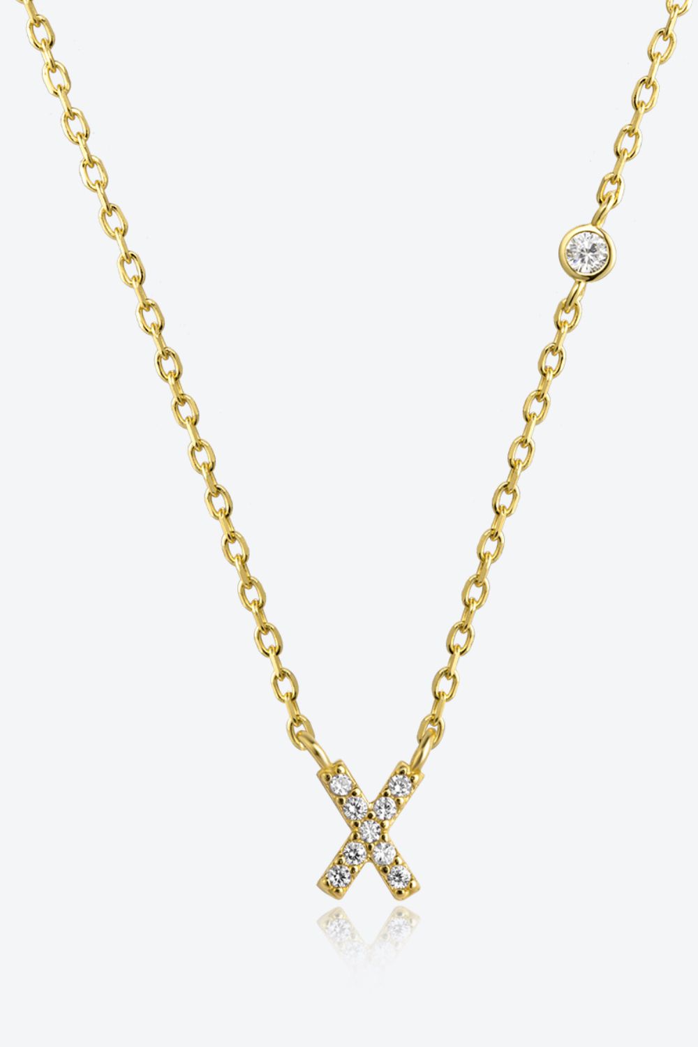 V To Z Zircon 925 Sterling Silver Necklace - AllIn Computer