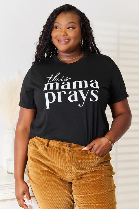 Simply Love THIS MAMA PRAYS Graphic T-Shirt - AllIn Computer
