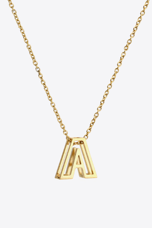A to J Letter Pendant Necklace - AllIn Computer