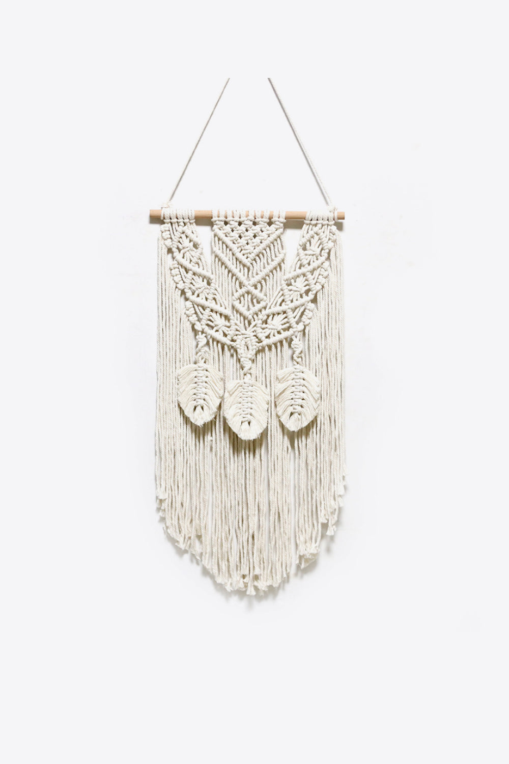 Fully Handmade Fringe Macrame Hanging Wall Piece - AllIn Computer