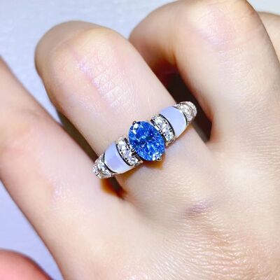 1 Carat Moissanite 925 Sterling Silver Ring - AllIn Computer