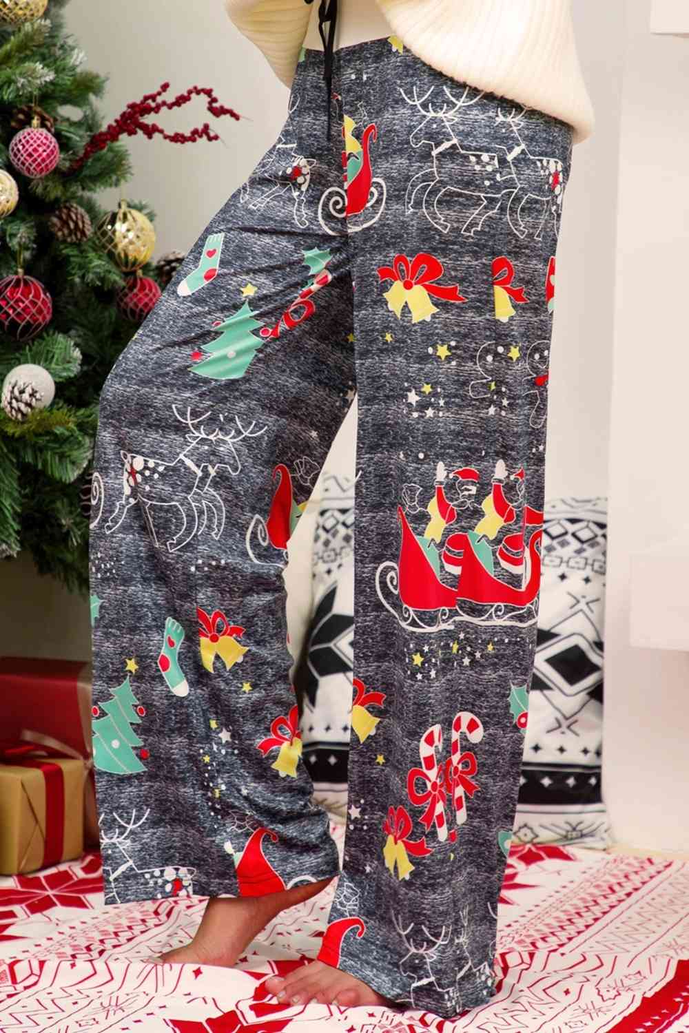 Christmas Straight Leg Pants - AllIn Computer