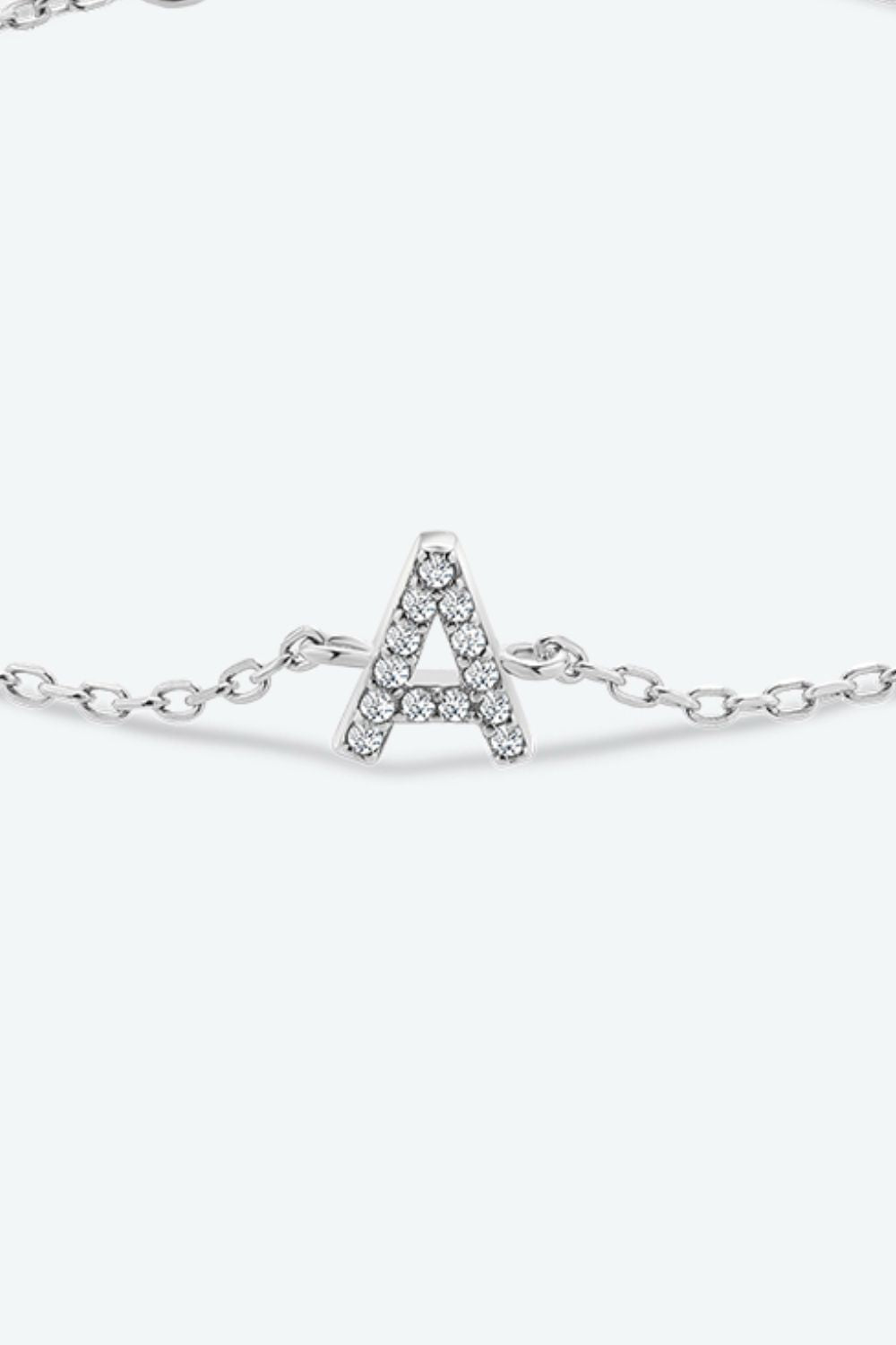 A To F Zircon 925 Sterling Silver Bracelet - AllIn Computer