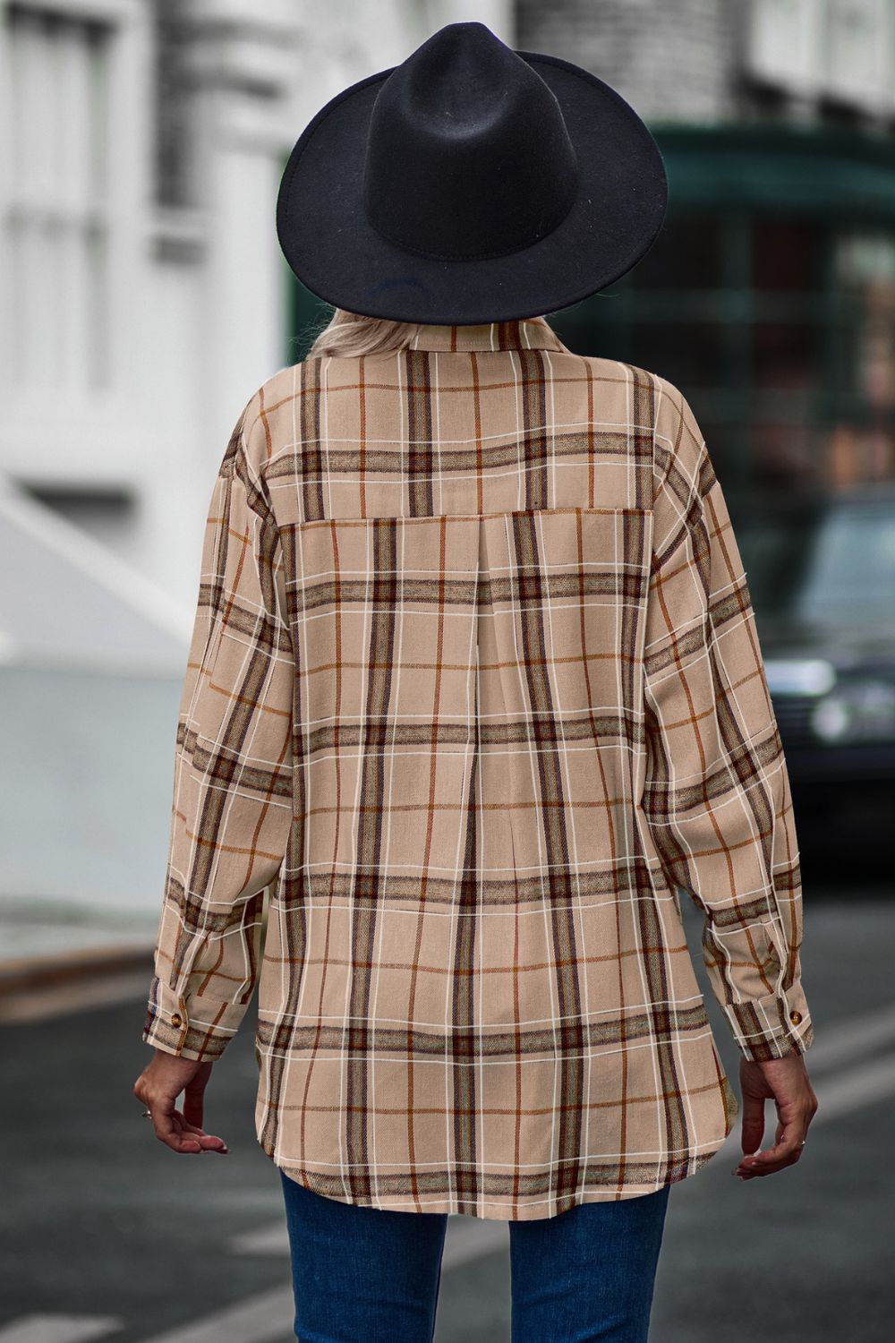 Plaid Long Sleeve Shirt - AllIn Computer